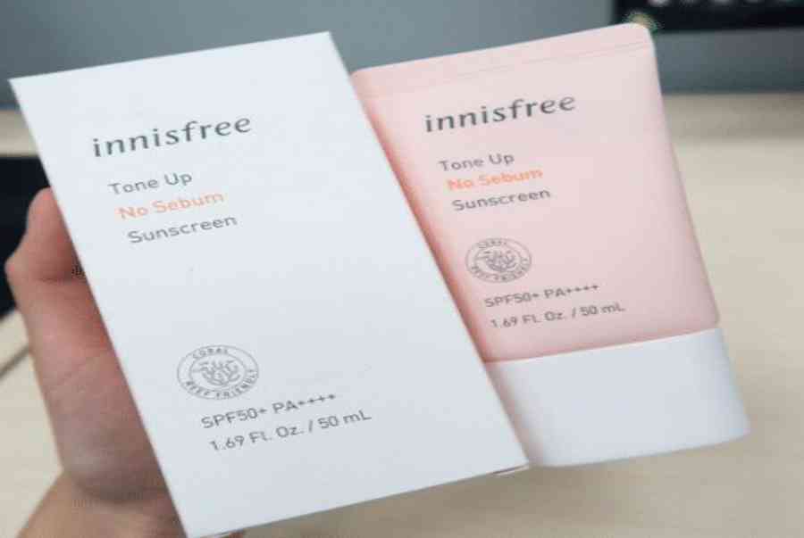 Kem Chong Nang Innisfree No Sebum tone Up SPF 35 PA