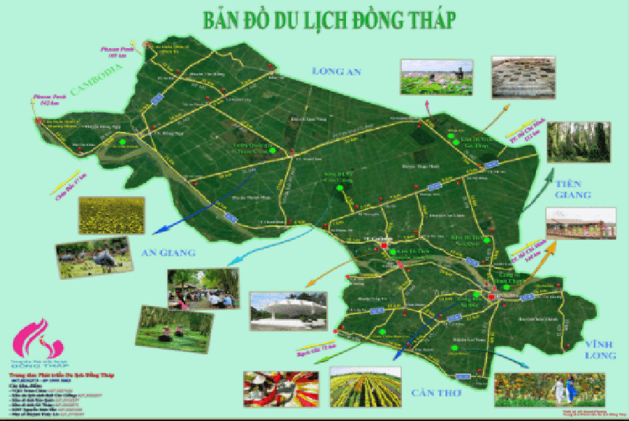 ban do du lich dong thap