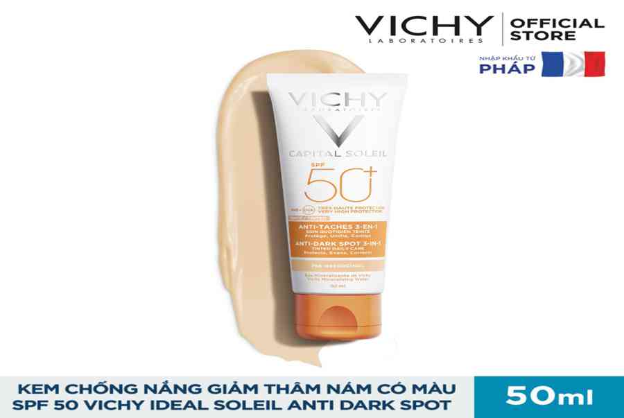 kem chong nang vichy ngua sam da giam tham nam mau da 50ml 1