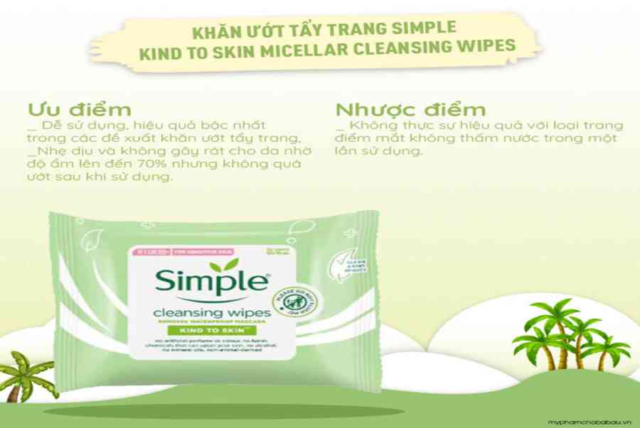 khan uot tay trang Simple Kind to Skin Micellar Cleansing Wipes 700x700 1