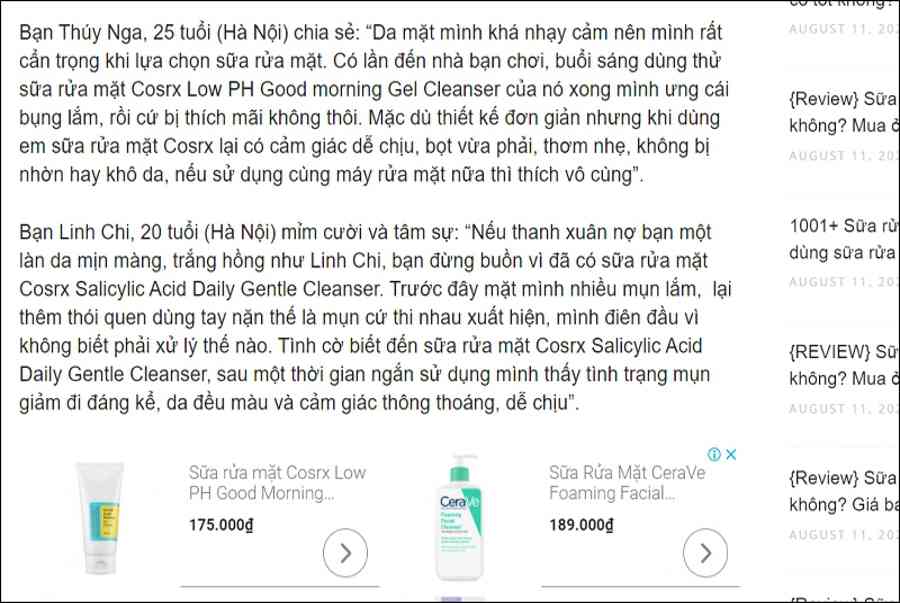 review chi tiet va huong dan su dung sua rua mat cosrx 202107020922265117