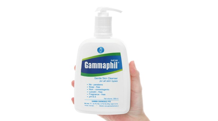 gammaphil gentle skin cleanser chai 500ml hinh 5 700x467 1