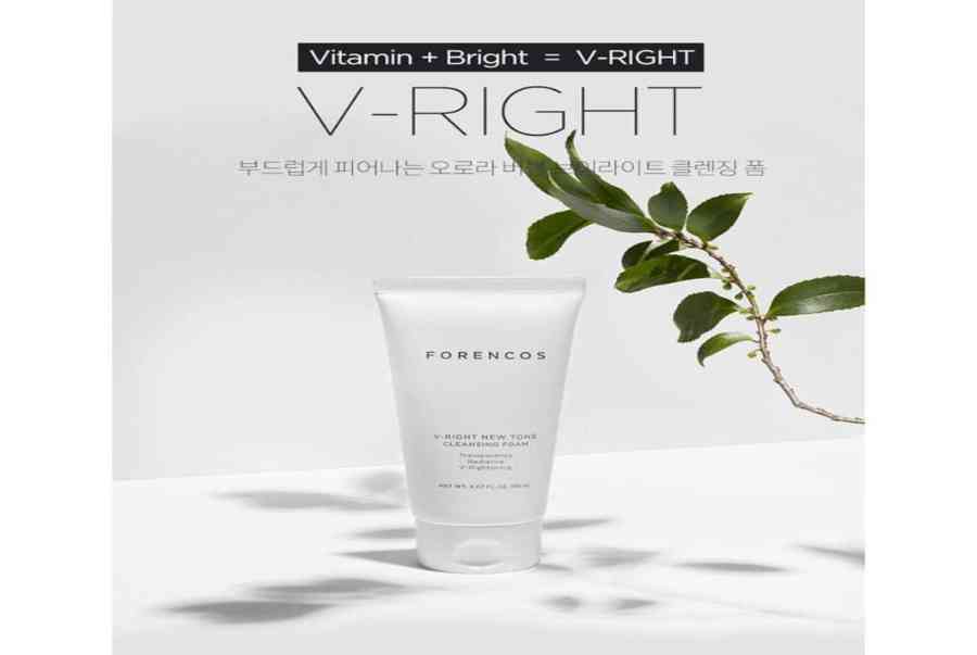 sua rua mat sang da forencos v right new tone cleansing foam 2