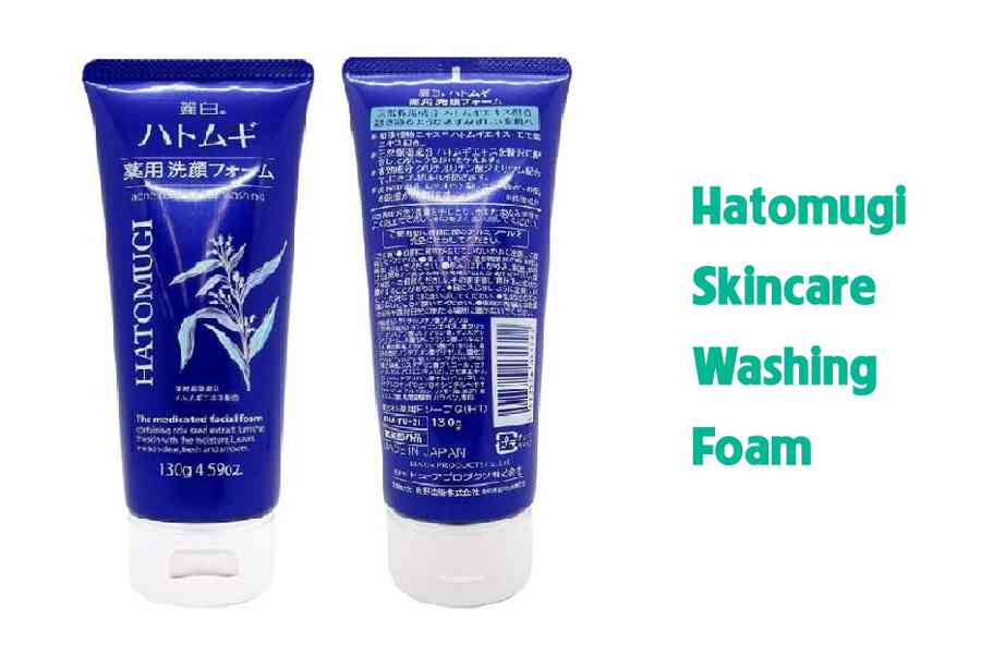 sua rua mat hatomugi skincare washing foam